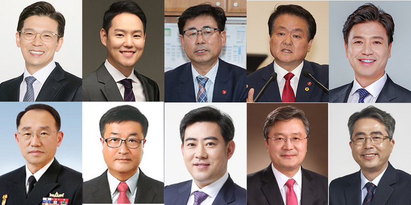 상단 왼쪽부터 현근택.김한규.홍명환.김희현.부승찬 하단 왼쪽부터 부석종.김승욱.부상일.장성철.김용철.