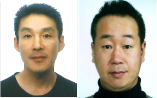 과거 동거녀의 중학생 아들을 살해한 혐의로 구속된 백광석(왼쪽)과 공범 김시남