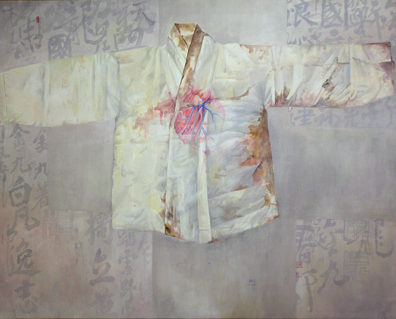 영혼의 부활 162㎝×130㎝ /장지에 채색 /2009