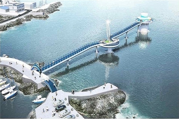 우도 해중전망대.