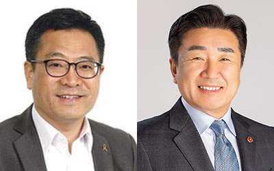 송창권 제주도의원(좌), 양경호 제주도의원.