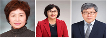 왼쪽부터 전청기 교사, 고형순 교장, 변성구 교사