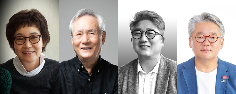 왼쪽부터 허경자 대경엔지니어링 대표이사, 백명윤 재외제주도민회총연합회 전 회장, 고성호 제주레미콘 대표이사, 박성현 한라엔지니어링 대표이사