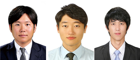 왼쪽부터 언론대상 김가람‧문준영‧부수홍 KBS제주 기자
