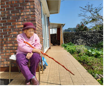 대통령이 보내 준 청려장(장수지팡이)이 오래도록 건재해주기를!