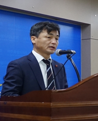 고유기 전 더불어민주당 대회협력국장. 