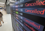 초속 20m 강풍에 제주공항 항공편 결항·지연·회항 속출 ... 오후 5시 이후 대부분 결항
