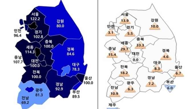 제주, 아파트 분양전망 '역주행' … 전국 반등 속 큰 폭 하락
