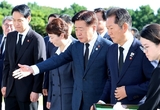 정청래, 취임 후 첫 제주 방문 … 4·3공원 참배 후 '사법개혁' 강조
