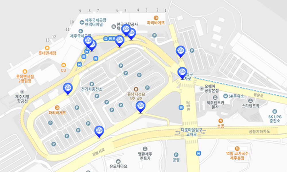 제주공항 도착장 구간에 주·정차 1분 넘기면 단속된다 ... 12월 1일부터