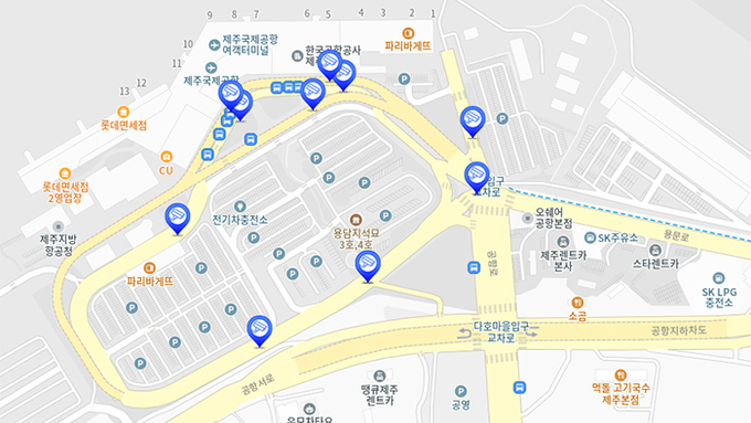 제주공항 도착장 구간에 주·정차 1분 넘기면 단속된다 ... 12월 1일부터