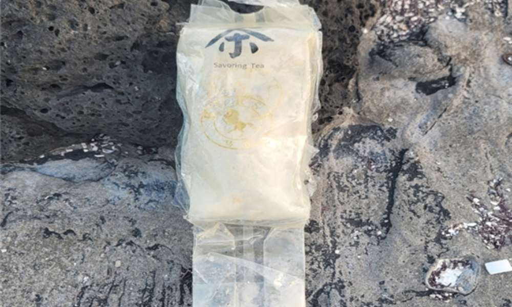 제주 해안서 또 차(茶)봉지 마약 ... 벌써 13번째