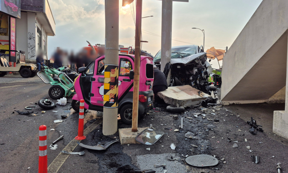 우도 사고 피해자 가족 "승합차 미친 듯 돌진해 피할 수 없었다"