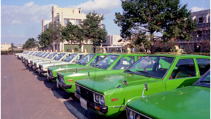 [포토 제주오디세이] 1980년 택시 행렬 그리고 지금