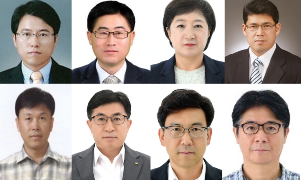 조상범 의회 사무처장, 양제윤 안전건강실장, 강애숙 경제활력국장