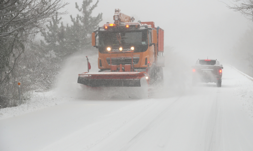 제주 한라산 사제비 20.3㎝ 많은 눈 … 산간도로 통행·한라산 탐방 통제