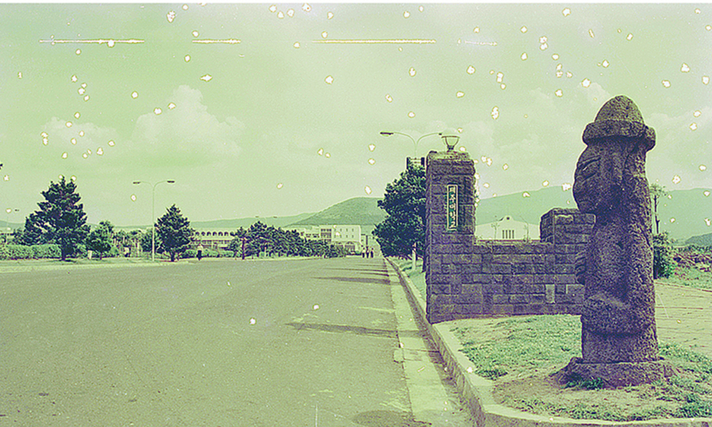 [포토 제주오디세이] 1983년 제주대학교 정문 그리고 지금