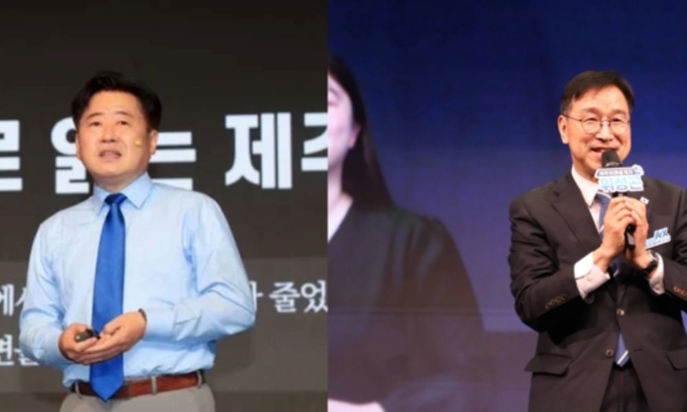 오영훈·위성곤, 동일 동시간대 한 장소에서 '출판정치' 불꽃 대결