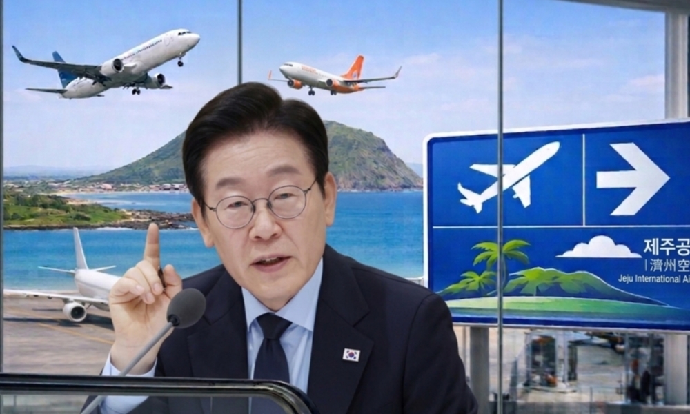 이재명 대통령 한마디에 제주 하늘길도 '대격변'
